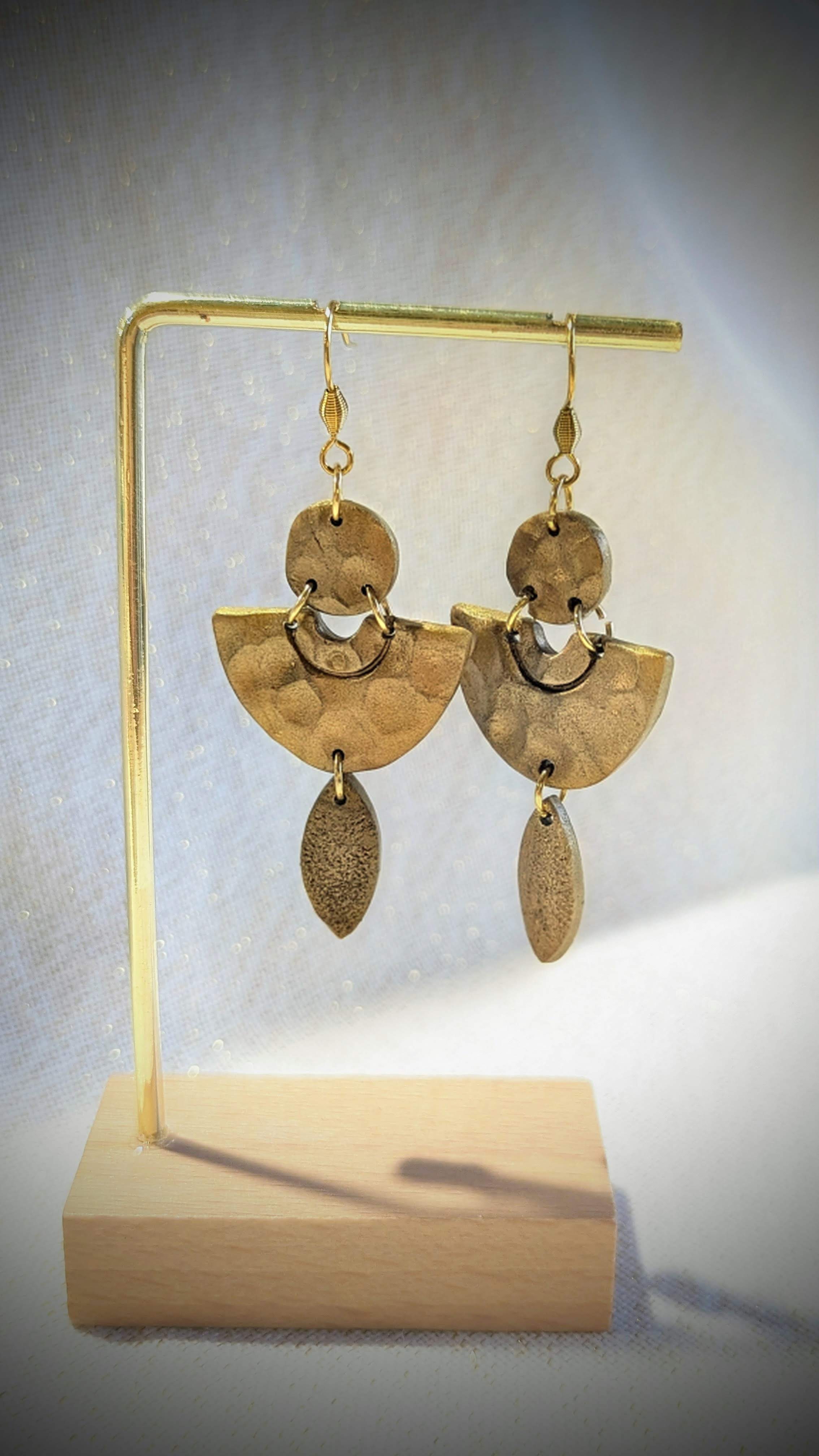 MAYA | BOUCLES D'OREILLES BRONZE