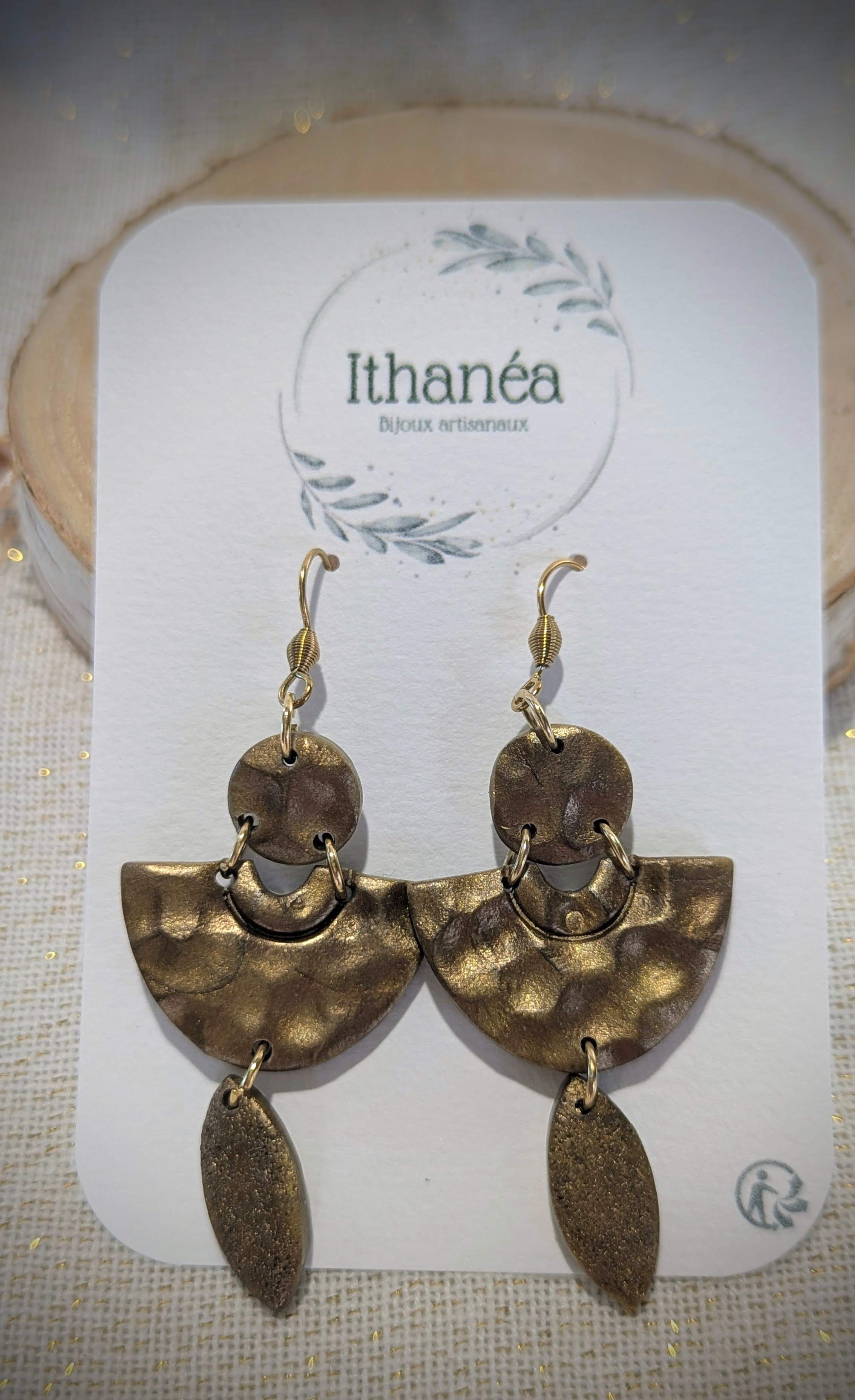 MAYA | BOUCLES D'OREILLES BRONZE
