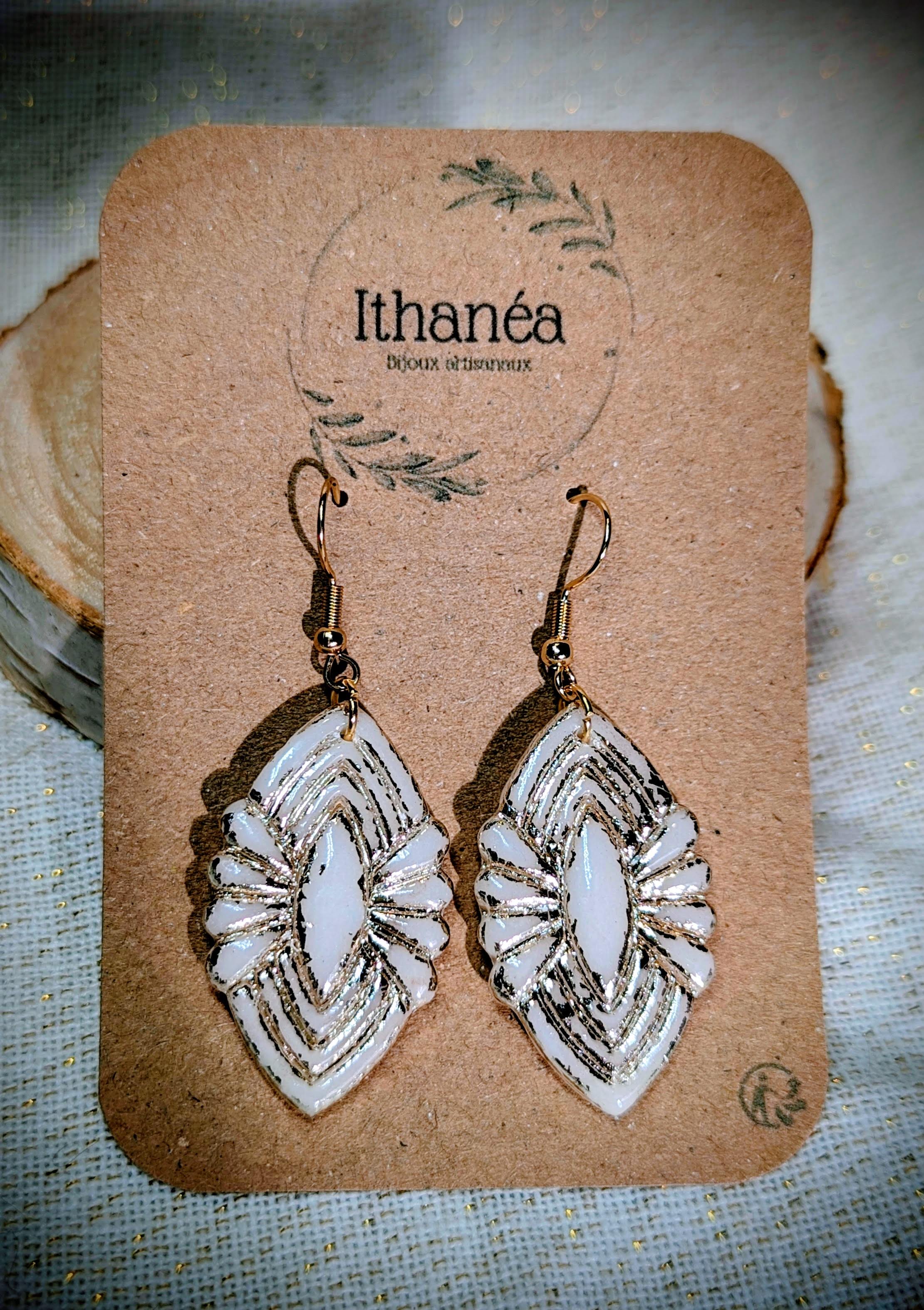 ANTIQUA | BOUCLES D'OREILLES | OR BLANC
