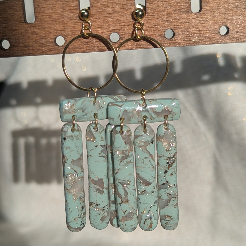 OLYMPEA | BOUCLES D'OREILLES EFFET PIERRE