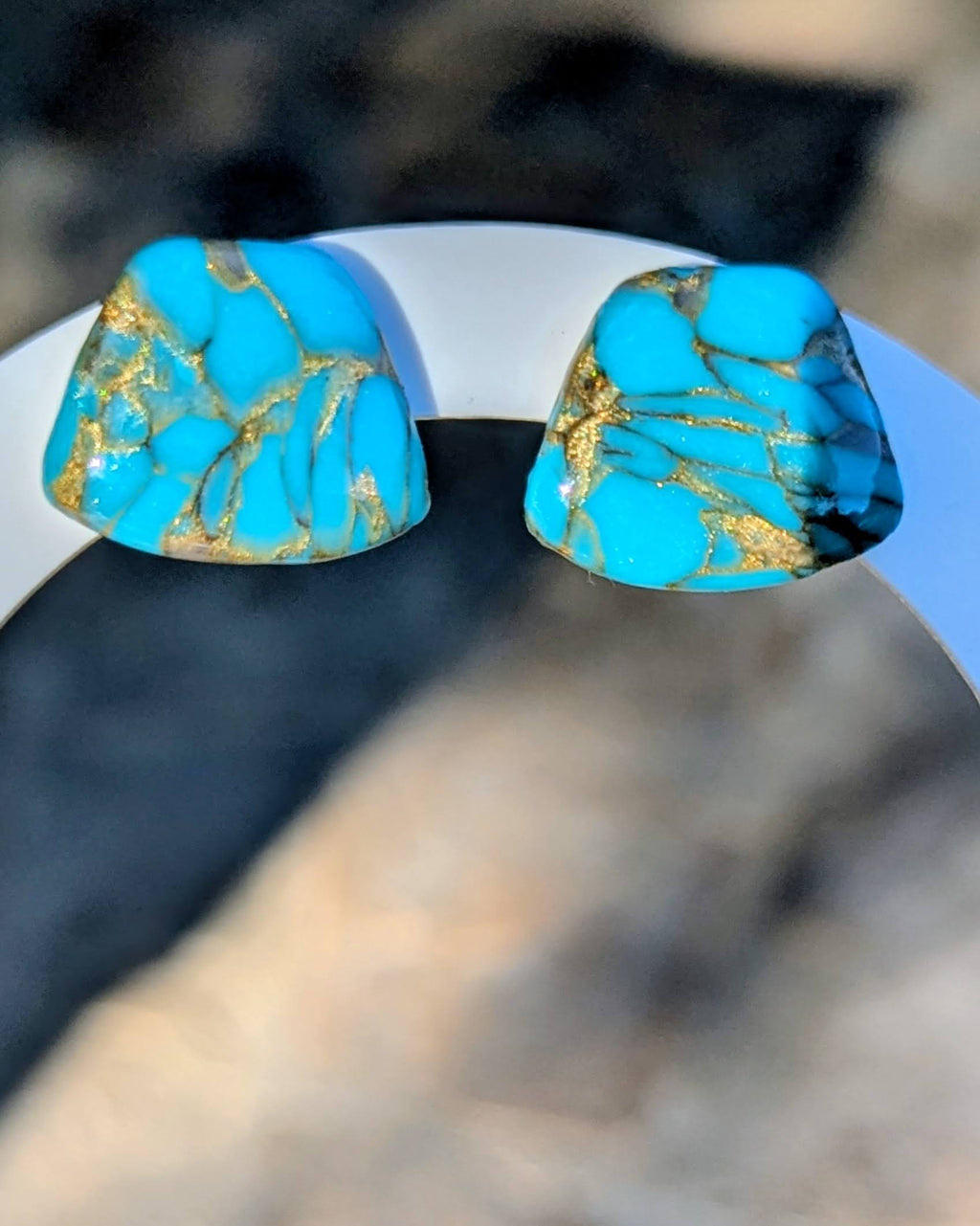 PUCES TALLULAH · TURQUOISE DORÉE