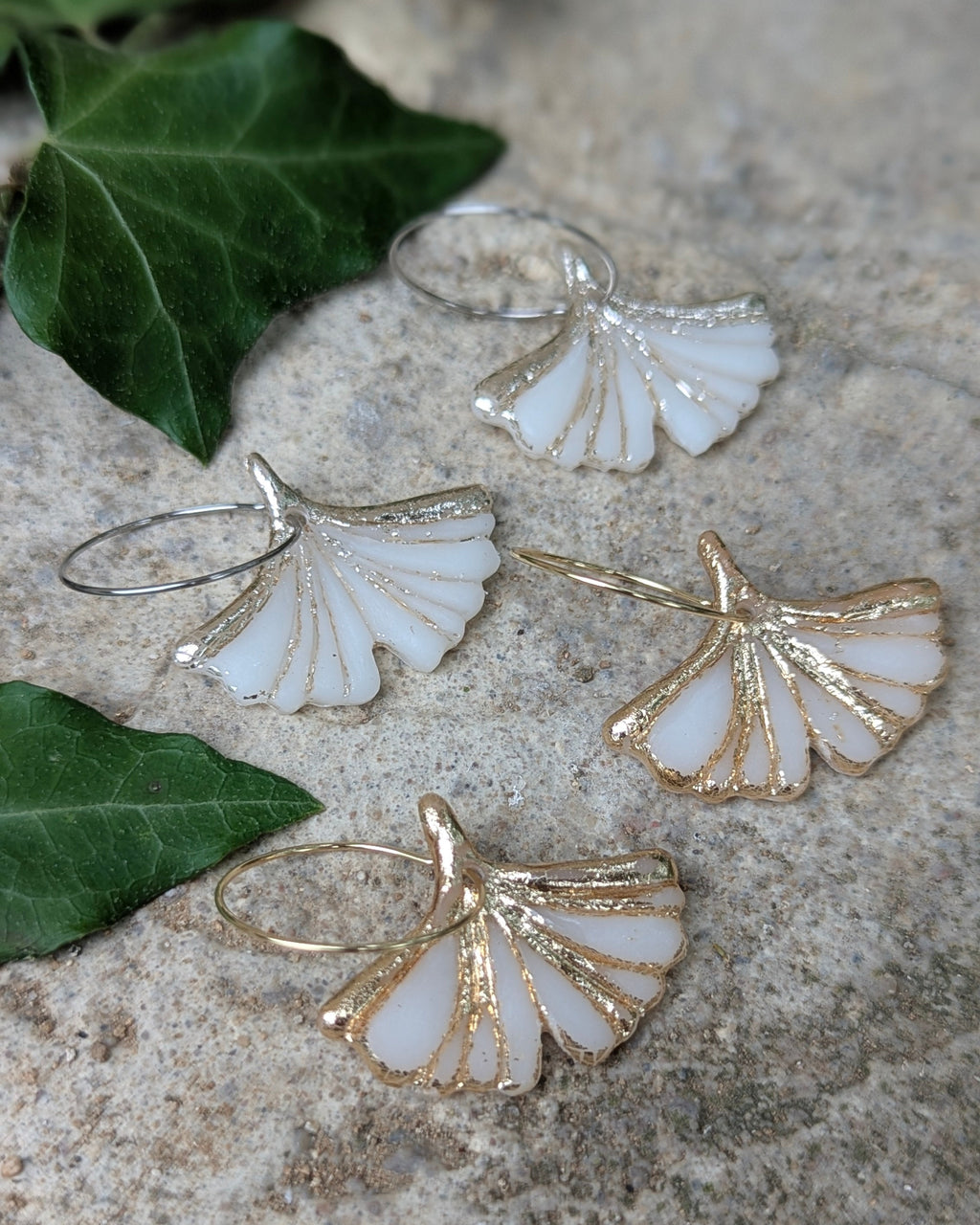 Créoles GINKGO - DORÉ ANTIQUE