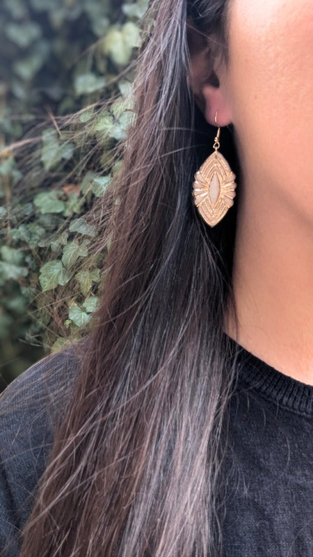 ANTIQUA | BOUCLES D'OREILLES | OR BLANC